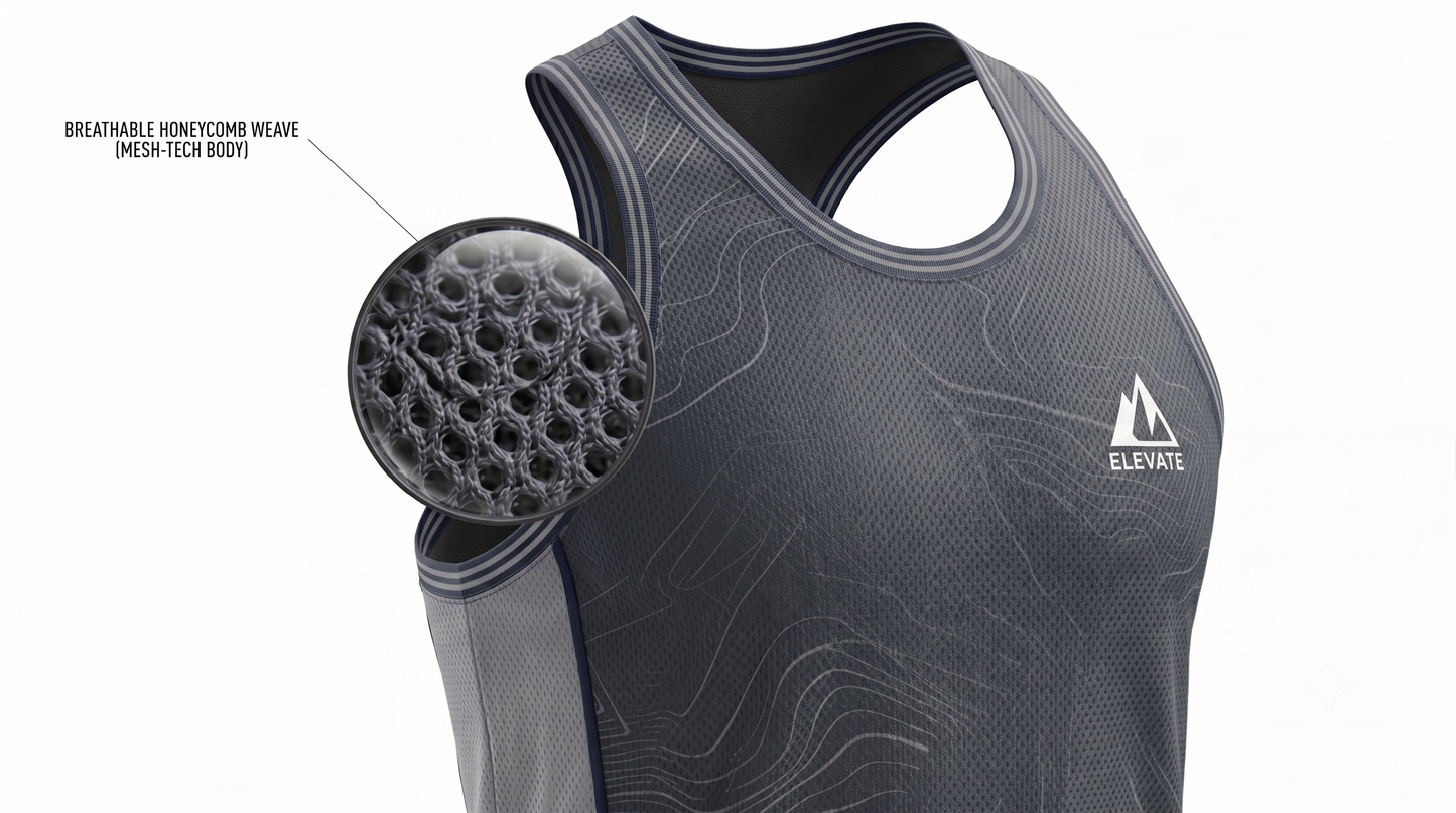 Sublimated Mesh-Tech Singlet