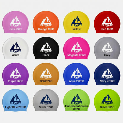 Custom Flat Silicone Swim Cap